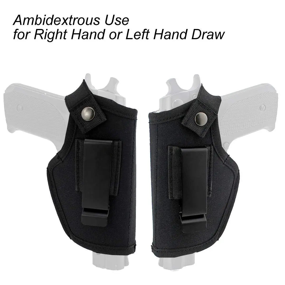 Nylon Magazine Pouch Holster, 9mm Pistol Concealed Carry Magazine Box with Clip