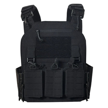 Wear-resistant Quick-Release Laser-Cut MOLLE System Outdoor Hunting Training Tactical Vest Made of Nylon Material