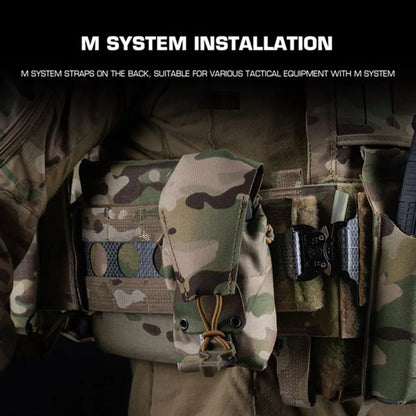 Tactical Vest Molle Silent Flash Bang Pouch Bag Multifunctional Pouch Flip Sundries Bag Outdoor