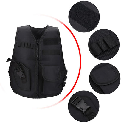 Boys Vest Kid Adjustable Vest Tactic Breathable Children Kids Protective Waistcoat for Outdoor Hunting Tactical Gear Emersongear