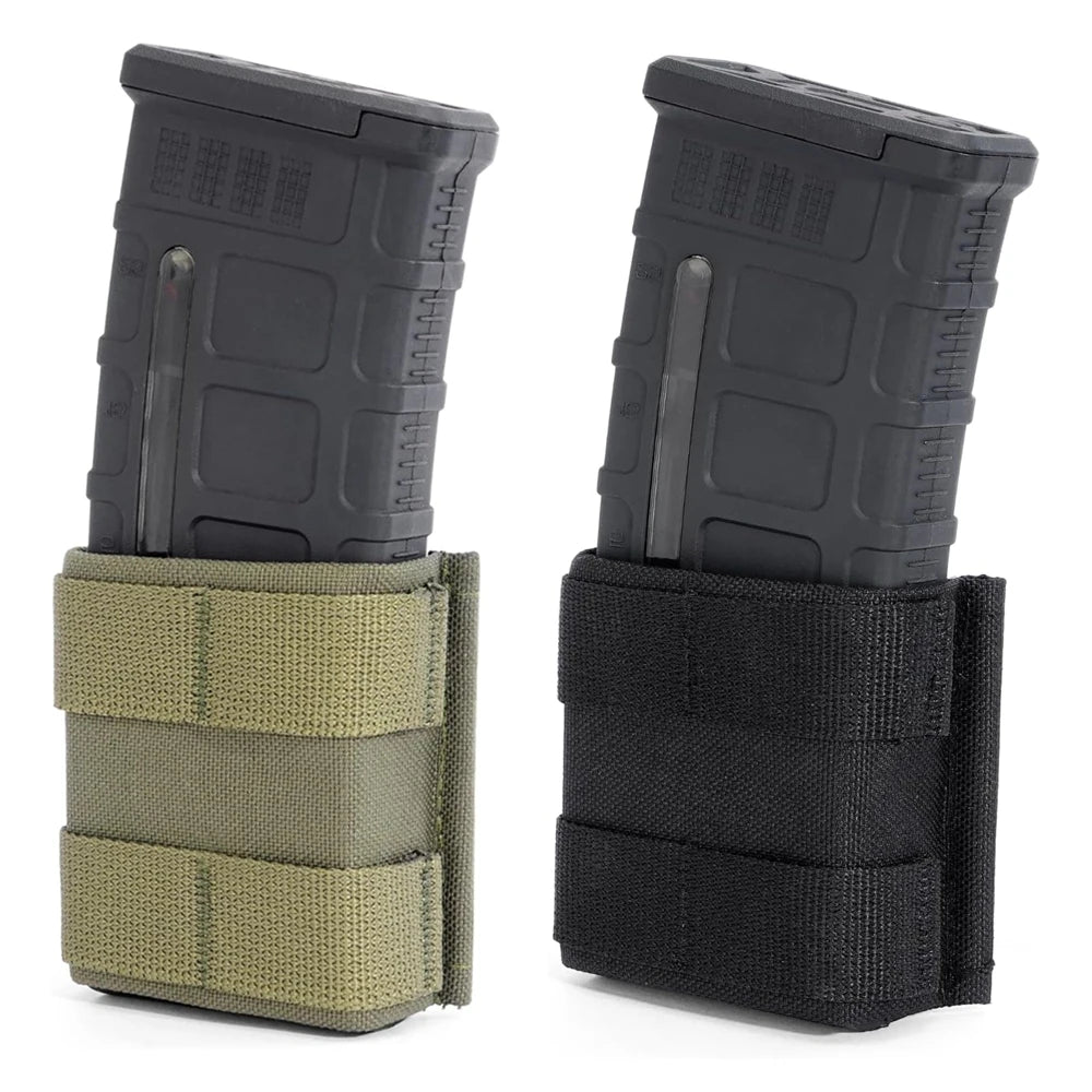 Single Magazine Pouch 5.56mm with MOLLE Magazine Pouch Quick Release Response Compatible Tactical Belts