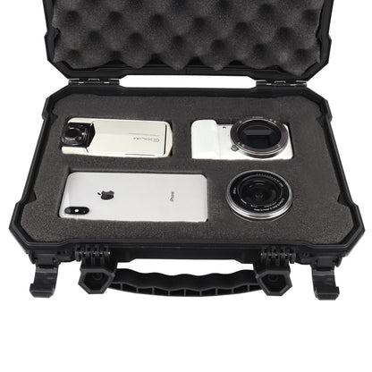 Tactical Pistol Case Hard Shell Box with Padded Foam Lining for Camera Protective Hunting Shooting Dustproof Storage Safety Box