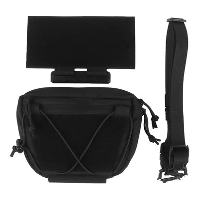 Tactical Raid Drop Down Pouch Detachable Militar Hunting Vest Abdominal Dump Drop Pouch Fanny Pack ARC Vest/Chest Rig Accessory