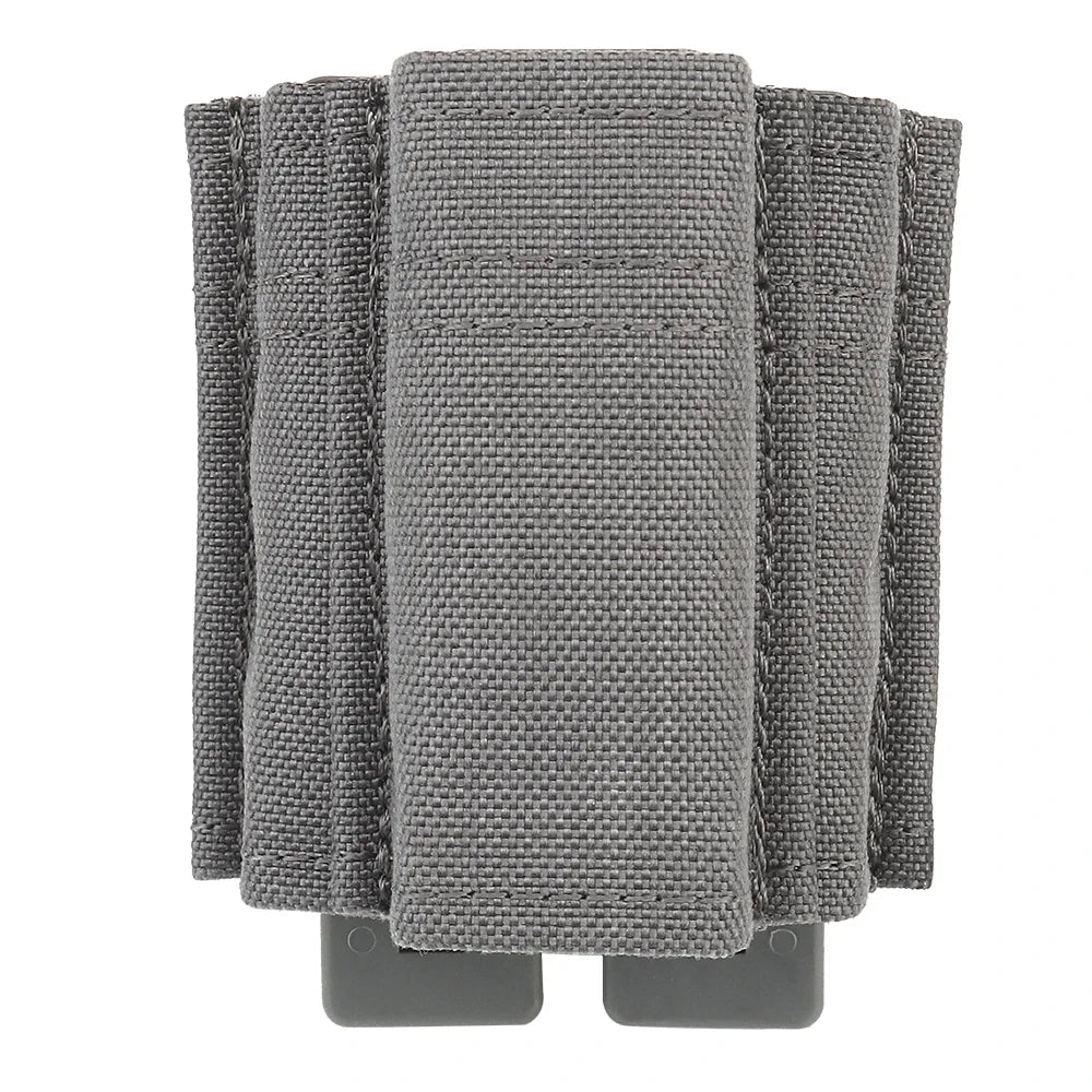9mm/5.56 Magazine Pouch Tactical Pistol Mag Pouches Militar Double Mag Bag Hunting Airsoft Holder With FAST Nylon Support Clip