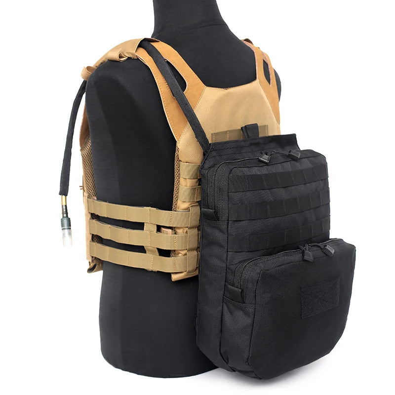 Tactical Backpack Hydration Pack Airsoft Gear 3L Nylon Bags Molle Edc Bag for JPC SPC Hunting Vest Accessories Water Bladder