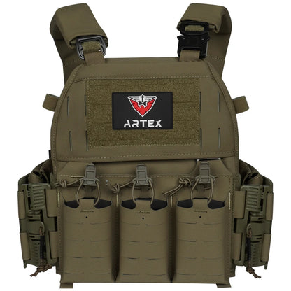 ARTEX 8315T Cycling Vest Outdoor Riding Gear MOLLE Style Vest Quick Release Design Laser Cut Style Storage Gear for Bike Sports