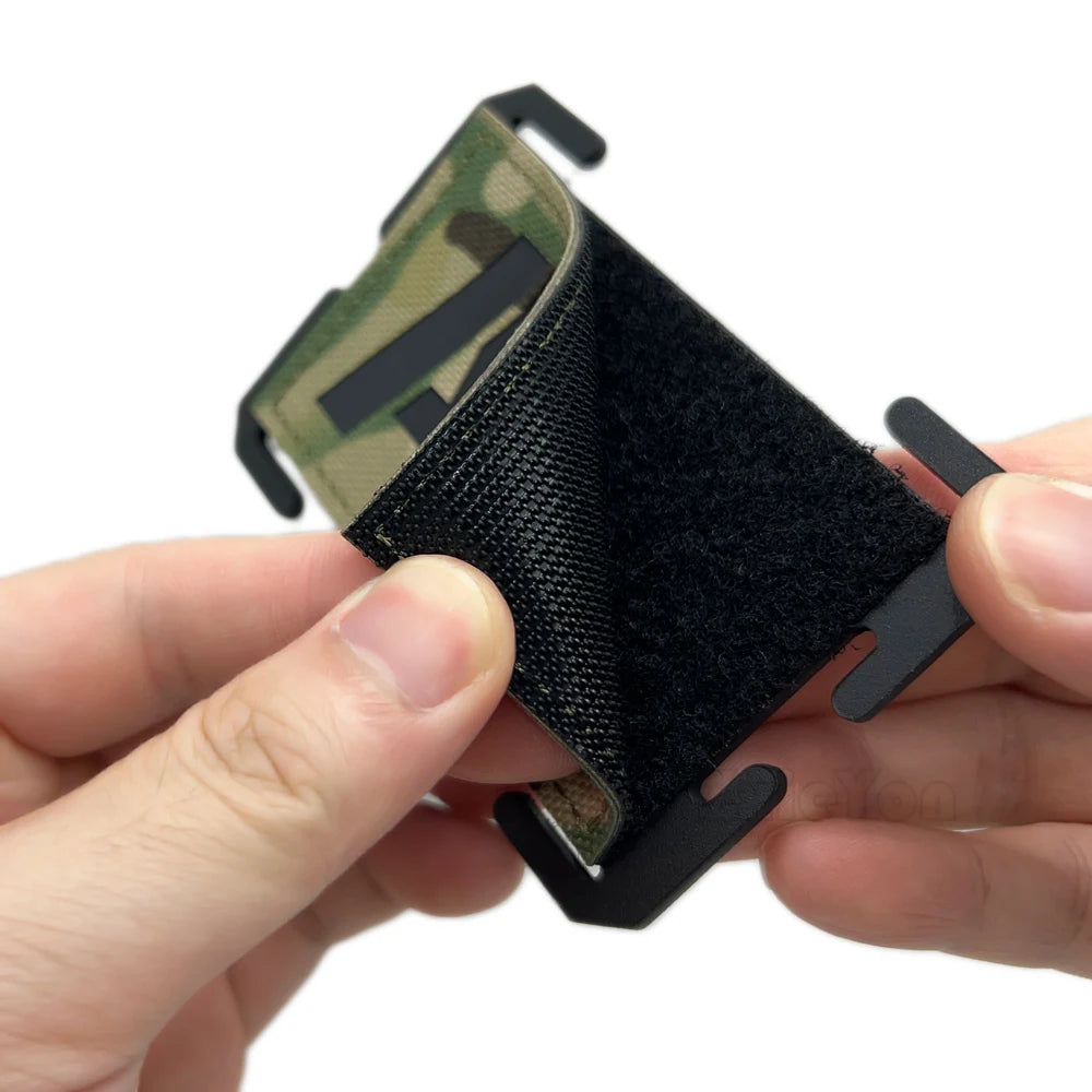 Portable Tactical Molle Patches Attachment Hook Loop DIY Patch Badge Panel Morale Patche Board Hunting Backpack Vest Accessories