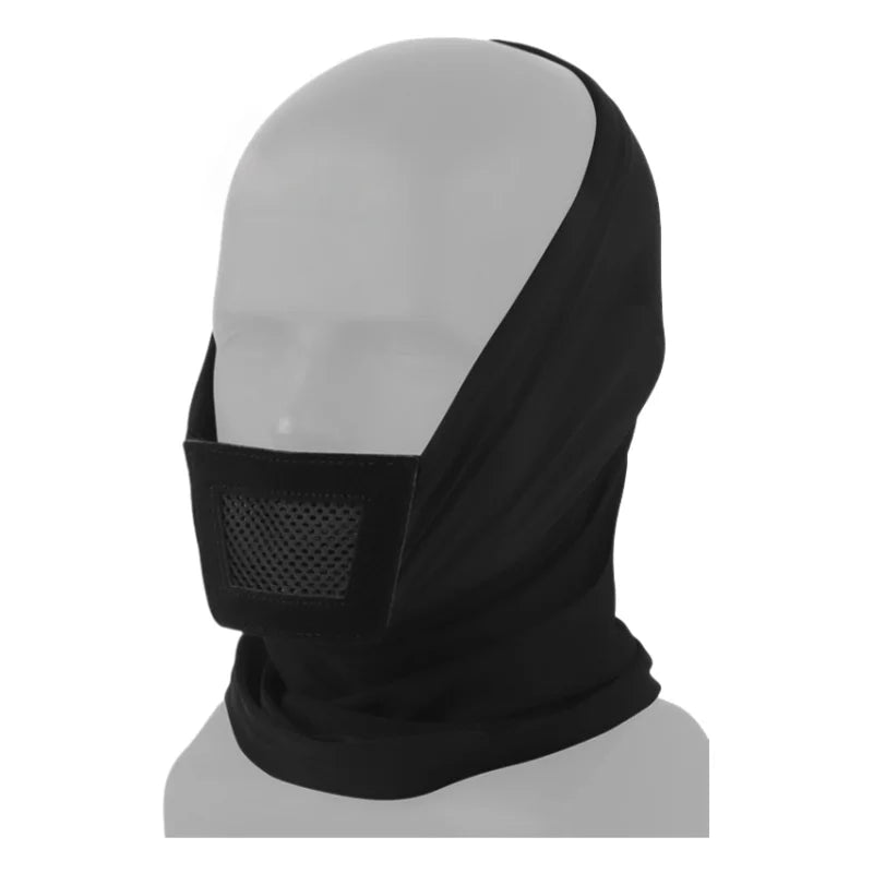 Extended Neck Knight Mask | Windproof Sports Face Mask | for Skiing Motocross & Airsoft
