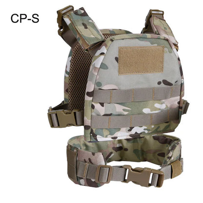 Tactical Kids Vest Military Airsoft Hunting Vest for Children Camouflage Combat Gear Vests Molle Plate Carrier