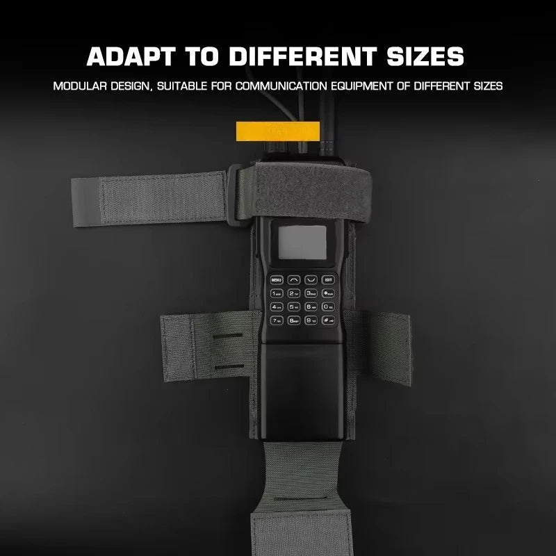 Tactical Radio Pouch for 148 152 Walkie Talkie Quick Detachable Clasp MOLLE Waist Pack Outdoor Hunting Accessories