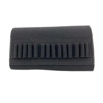 9 Round Buttstock Holder for Rifles .30-30 .308 .30-06 Padded Camo Shell Holder Pouch Bag Right Handed Hunting Accessories