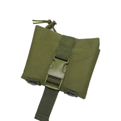 Tactical Molle Pouch Dump Drop Magazine Bag Paintba Outdoor Foldable Bullet Recovery Mag Bag Hunting Gear