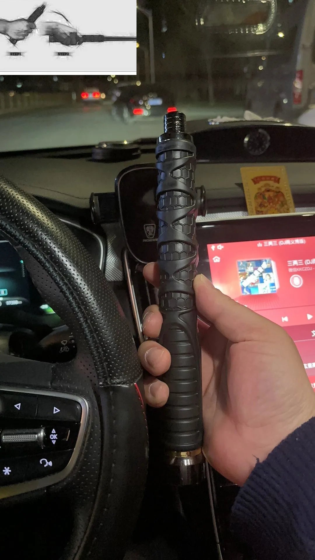For Telescopic Stick Box Baton Storage Shell