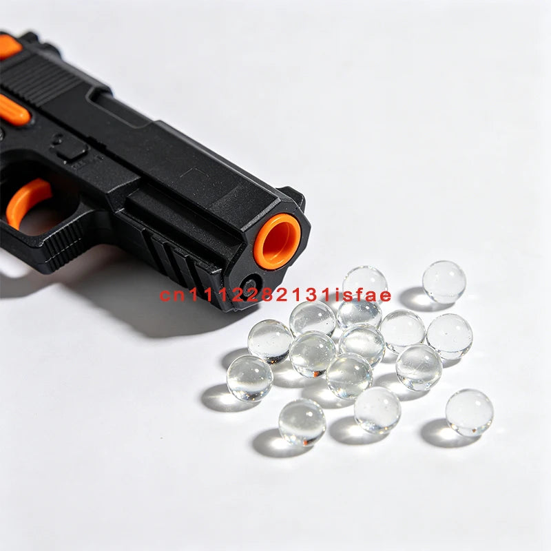 S2-Super Tough Squeezeproof Frosted Transparent EVA Pellets Uniform Full 50000Pcs 7-8mm 14+ Adult Wargame Spare Ammo