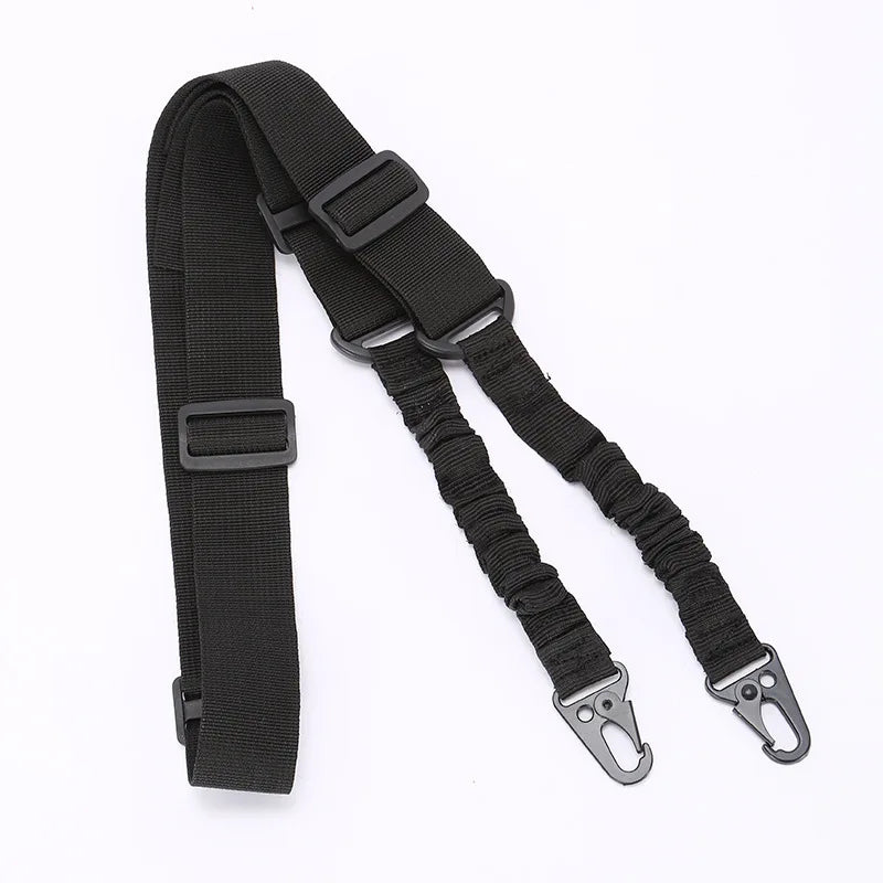 Tactical Two Points Sling Shoulder Strap Army Durable Nylon Rifle Belt Heavy Duty Sling for Outdoor Hunting Sports Accessories