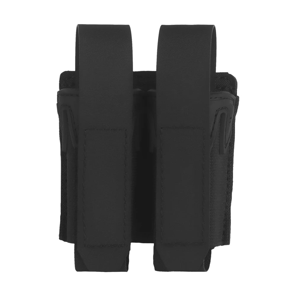 MOLLE Pistol Magazine Pouch 9mm .40 .357 .45ACP Single/Double Mag Holder Carrier for EDC Airsoft GBB Tactical Vest Belt