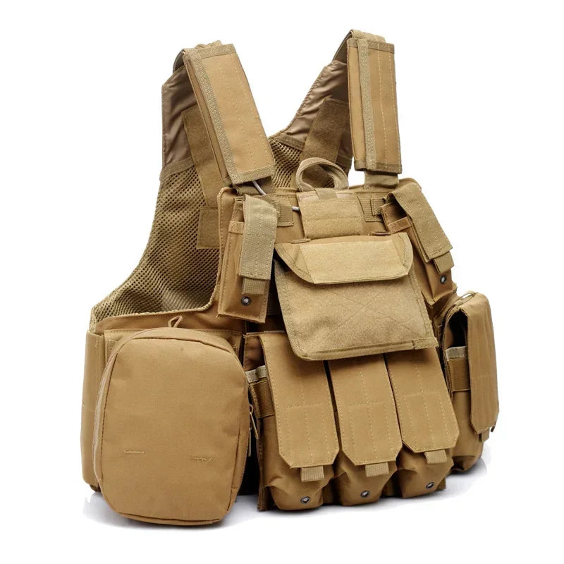 Tactical Vest Airsoft Molle Combat Assault Plate Carrier Vest CS Wargame Outdoor Clothing Hunting Paintball Waistcoat