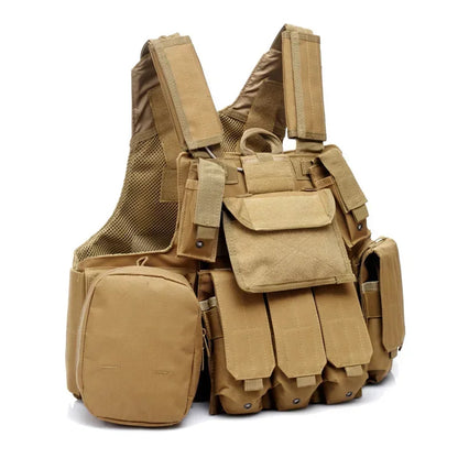 Tactical Vest Airsoft Molle Combat Assault Plate Carrier Vest CS Wargame Outdoor Clothing Hunting Paintball Waistcoat