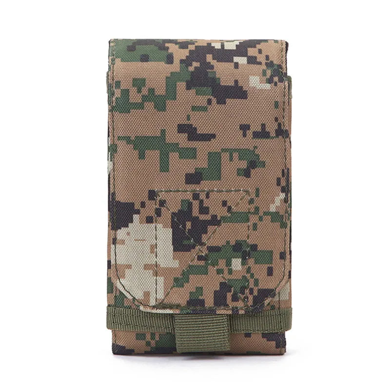 6 Inch Cell Phone Pouch Waist Bag Molle Outdoor Universal Running Mobile Phone Case Bag Camping Hunting Accessories Pouch