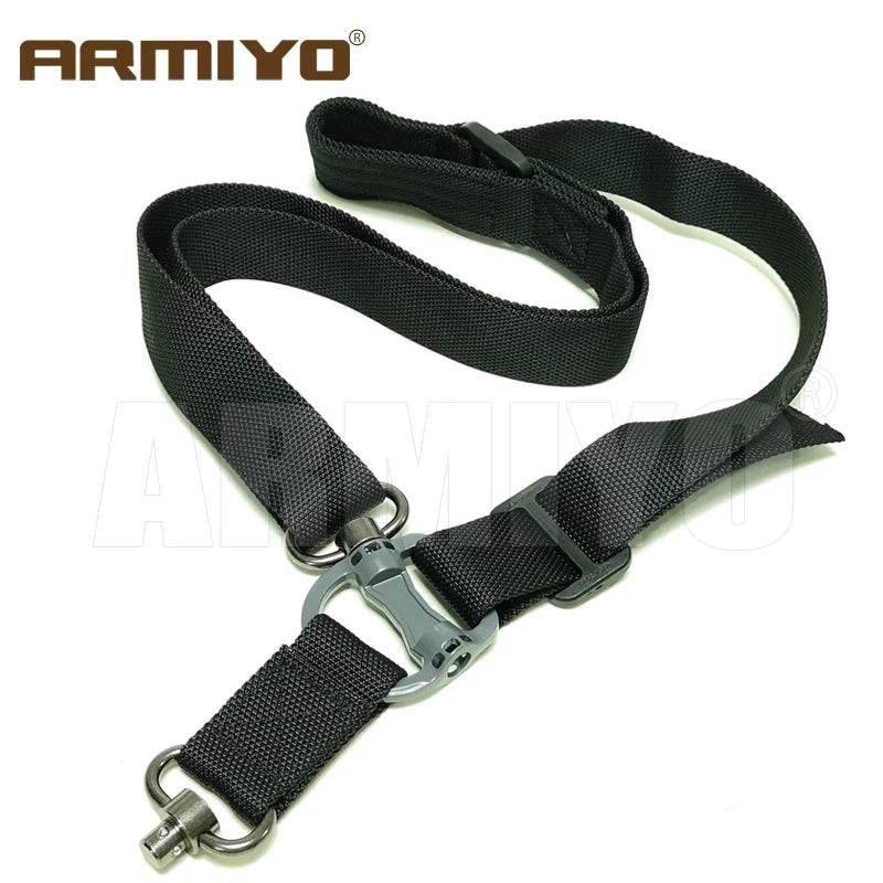 Armiyo Tactical Mission S2 S3 S4 Hunting Sling 2 Point Adjustable Shoulder Strap Belt Mount Carry Kettle Camera Scope Bag Box