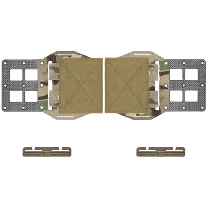 2Pcs LV119 Tactical Vest Plate Carrier MOLLE Expander Wing Radio/556 Mag Pouch Chassis Holder Quick Release Girdle Slide Buckle