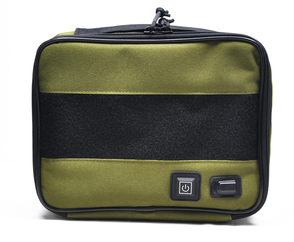 SOETAC Tactical Warmer Gun Bag Molle Nylon Handgun Bag Portable Pistol Case Soft Protective Storage Hunting Handbag Padded