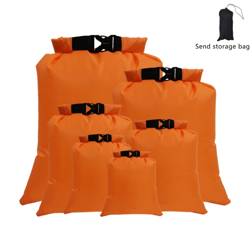 5PCS 1.5/2.5/3/3.5/5/8L Waterproof Dry  Bag Pack Sack Swimming Rafting Kayaking River Trekking Floating Sailing Canoing Boating