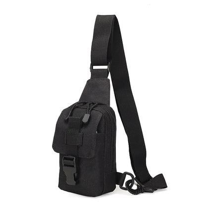 Tactical Outdoor Chest Bag, Hiking Backpack, Everyday Carry Sports Bag, Crossbody Bag, Assault Pack, Shoulder Bag for Climbing, Cycling, and Camping