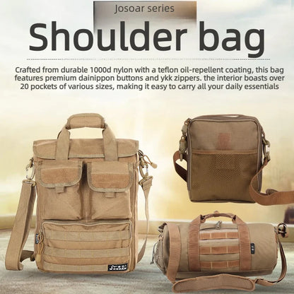 Tactical Backpack Chest Sling Bag Duffle Bag,1000D Nylon Waterproof EDC Crossbody Shoulder Bag MOLLE Outdoor Travel Hiking Bag