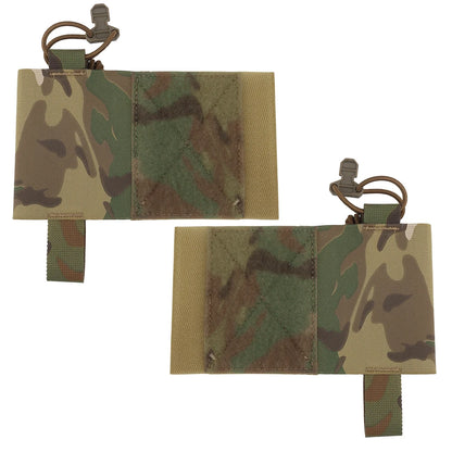 Tactical MBITR Radio Holder Wingman Pouch AR M4 5.56 Magazine Storage Shock Cord Retension Hunting Vest V2 Side Elastic Pouches