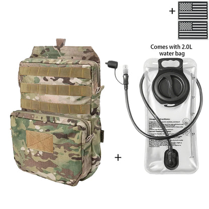 Outdoor Hunting Water Bag Set 2L Large Capacity Drinking Water Bag Portable Water Storage Bag for Hiking and Cycling