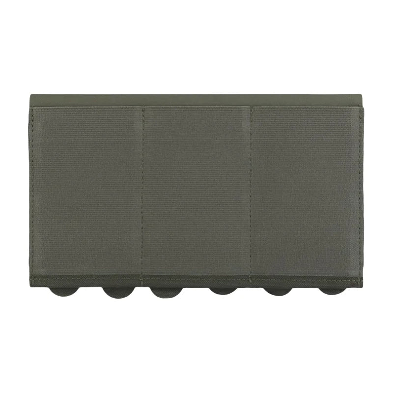 3-Mag Elastic Pouch | Low-Profile MOLLE Holder | Lightweight Triple Magazine Pouch