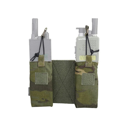 Emersongear For MBITR Radio Pouch Set For 148/152 Intercom Bag Pack Panel Outdoor Hunting Hiking Combat Sports EM8333