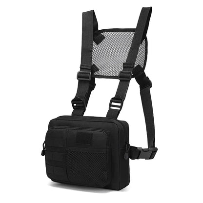 Multi-function Tactical Vest Unisex Chest Rig Bag Fashion Men's Hip-hop Streetwear Chest Bags Waterproof Oxford Sport Backpack