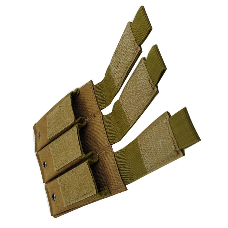 Tactical 9mm Molle Pistol Magazine Pouch Hunting Holster Molle Triple Double Single Mag Pouch for G17 P226 M9 hunting items