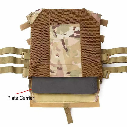 Y4600D Security Tactical Vest Body Armor Lightweight Adjustable JPC Molle Pouch Plate Carrier Hunting Vest Training CS Game Gear