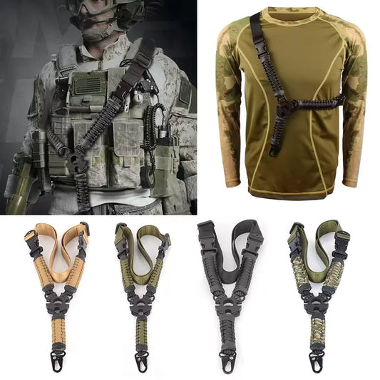 1pc Nylon Sport Sling Practical Nylon Sling Adjustable Outdoors Sport Shoulder Strap Rifles Sling Airsoft Guns Sling