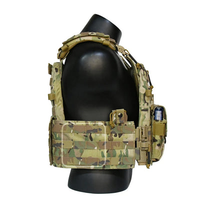 Tactical Plate Carrier 1000D Nylon Outdoor Tactical vest Hunting Protective Adjustable MOLLE System Vest