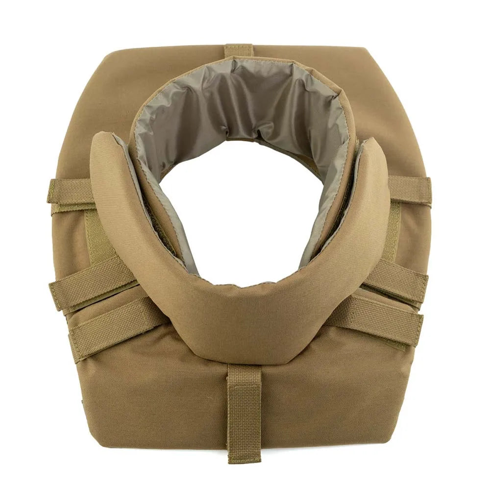TCmaoyi Large-Area Protection Adjustable Tactical Neck Guard Neck Protector Tactical Vest Expansion Kit