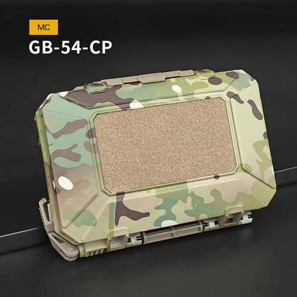 Tactical Waterproof Case Pistol Battery Mobile Phone Bag Protective Double Sponge Shockproof Lockable Airsoft Vest Gear