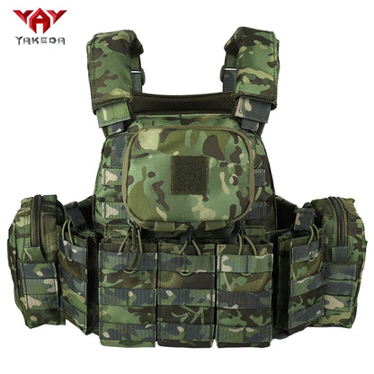YAKEDA multifunctional lightweight full set with adjustable and freely expandable accessories outdoor hunting vest