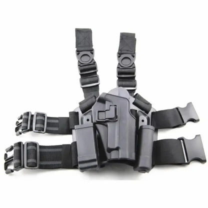 ##Tactical Gun Holster for Glock 17 19 USP 1911 M92 P226 Outdoor Hidden Leather Holster Real CS Gun Leg Holster Men CS Sport Gun