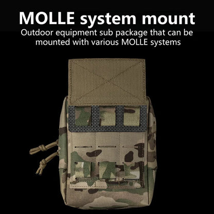Outdoor Equipment Accessories MOLLE Sub package lower hanging board MOLLE system mounting portable combination parts