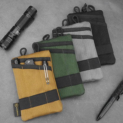 OPHIDIAN Compact Organization Bag Molle Bag Mini Wallet Card Key Waist Belt Bag Camping Hiking Hunting Outdoor Coin Purse EDC St