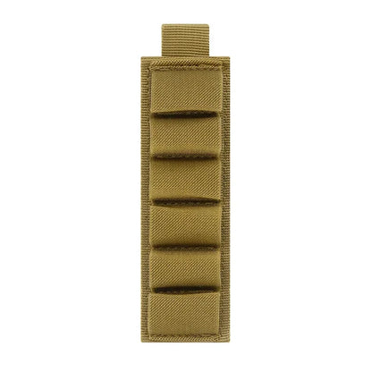 Hunting accessories: 6-loop shotgun stock shell holder, 12-gauge cartridge bag, rifle stock, bullet carrier, Velcro