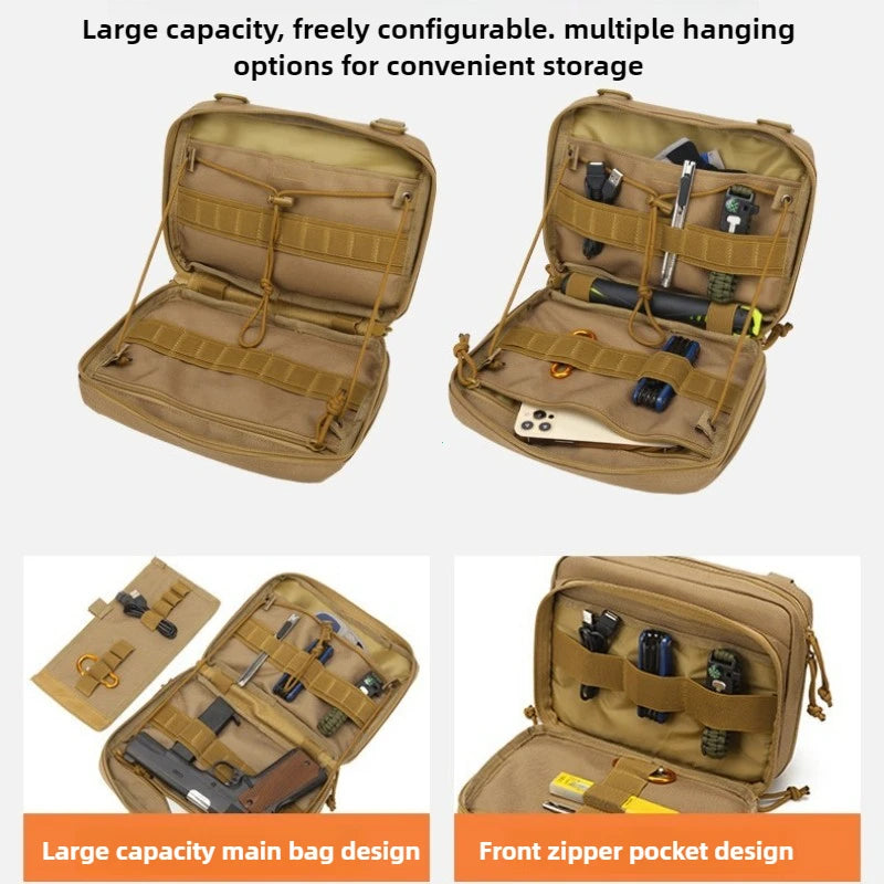 Tactical Molle Tool Bag Practical Accessories Storage Handbag Outdoor Hunting Camping Survival Tool Bag Medical Bag