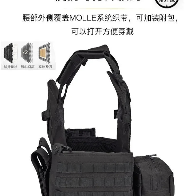 Children Nylon Gear Tactical Vest Body Protection Hunting Carrier Children Accessories Pouch Training Camping Kid Camo Vest