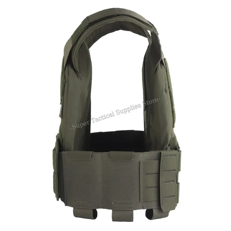Sub-Zero Plate Carrier Portable Gear Molle Airsoft Quick Release Low-Visibility KZ Tactical Vest with 556 Triple Magazine Pouch