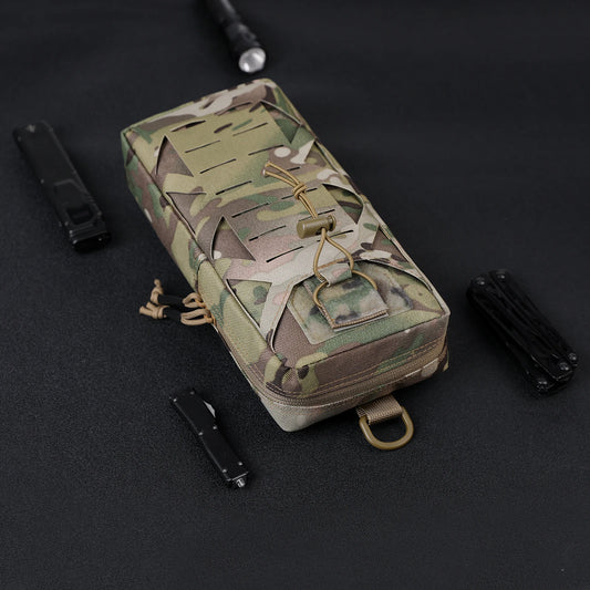 Portable Tactic EDC Pouch Multi-Functional Molle Utility Tool Pouches Oxford Cloth Gadget Organizer Pocket Emergency Accessory