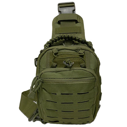 Outdoor Tactical Sling Sport Chest Bag Laser Punching Bag Shoulder Bag Hiking Camping Equipment Men Crossbody Bags